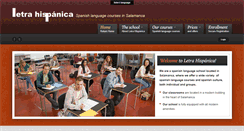 Desktop Screenshot of letrahispanica.com