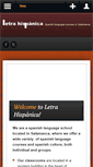 Mobile Screenshot of letrahispanica.com
