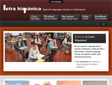 Tablet Screenshot of letrahispanica.com